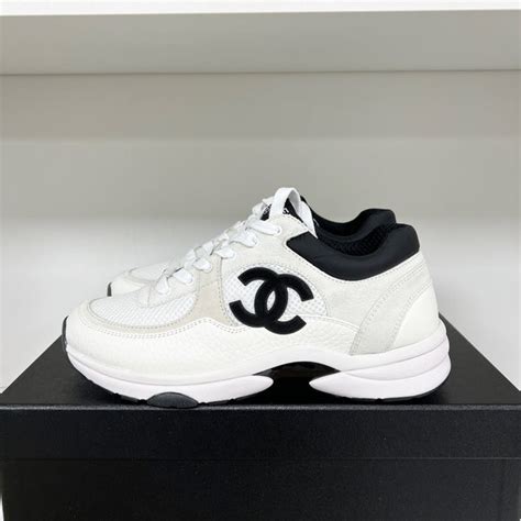 chanel sneakers dames zwart|chanel shoes for women.